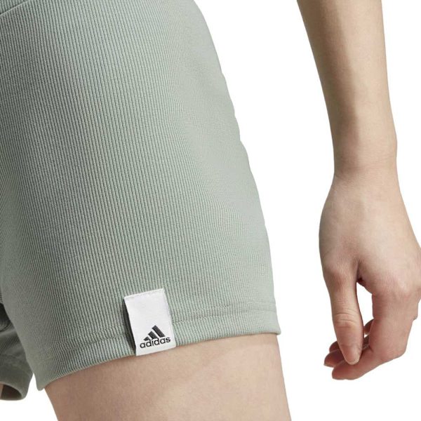 Adidas Shortsit Rib Vihreä M Nainen
