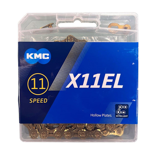 Kmc Tie/mtb-ketju X11el Kultainen 118 Links