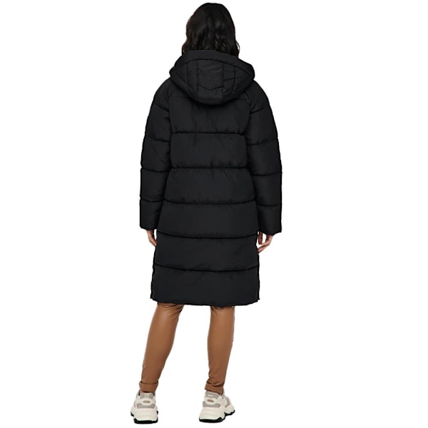 Only Frakke Amanda Long Puffer Sort XS Kvinde