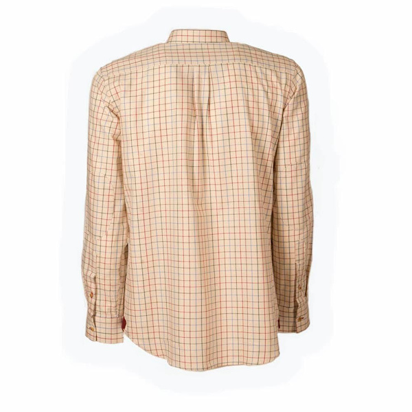 Pasion Morena Squares Langærmet Skjorte Gots Beige S