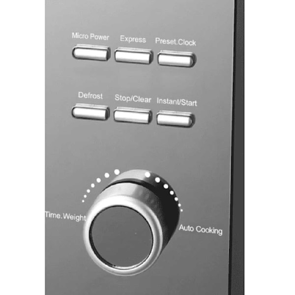 Haeger Mikroaaltouuni Magic Micro 26 Hopeinen One Size / EU Plug