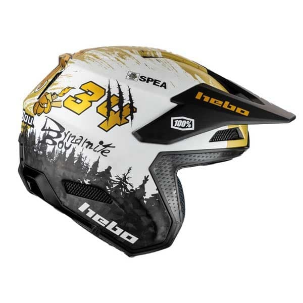 Hebo Zone Pro Toni Bou Ltd. Edition 34 öppen Hjälm Flerfärgad S