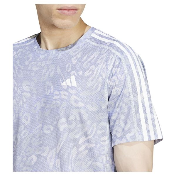 Adidas Own The Run Climacool 3 Stripes T-shirt Med Korte ærmer  XL Mand
