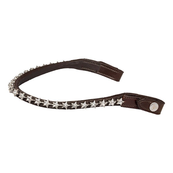 Acavallo Calfskin&starry Crystals Pannband  Full