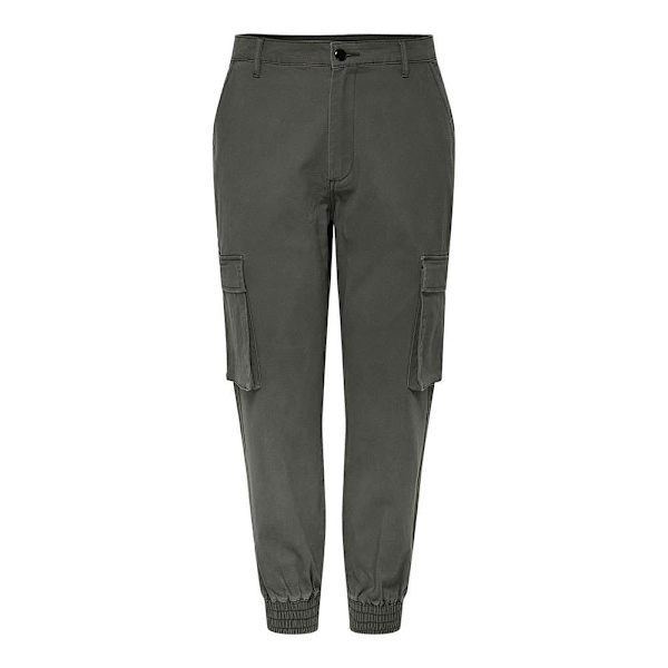 Only Cargobukser Med Mellemtalje Betsy Alva Ankle Brun 36 / 32 Kvinde
