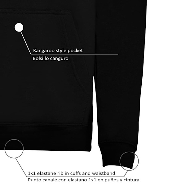 Kruskis Problem Solution Trek Two-colour Hættetrøje Sort XL Mand