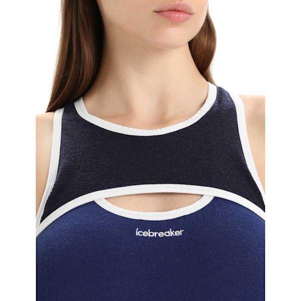 Icebreaker Sports-bh Zoneknit™ Blå S Kvinde