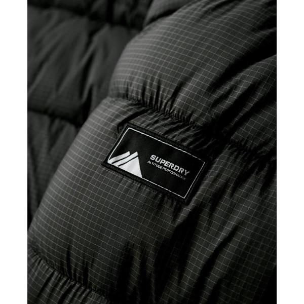 Superdry Puffer Jakke Rips Longline Brun L Mand