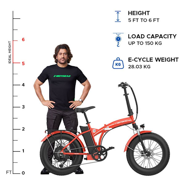 Emotorad Toledo Hopvikbar Elcykel  One Size / 470Wh