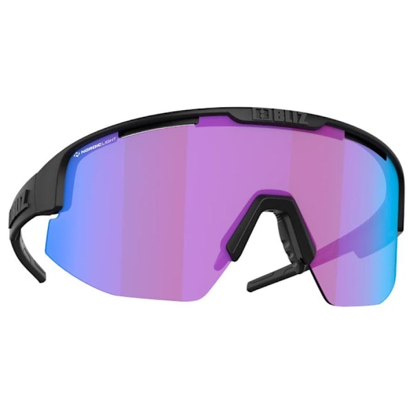 Bliz Solbriller Matrix S Nano Optics Nordic Light Sort Coral - Amber With Blue Multicoating/CAT1