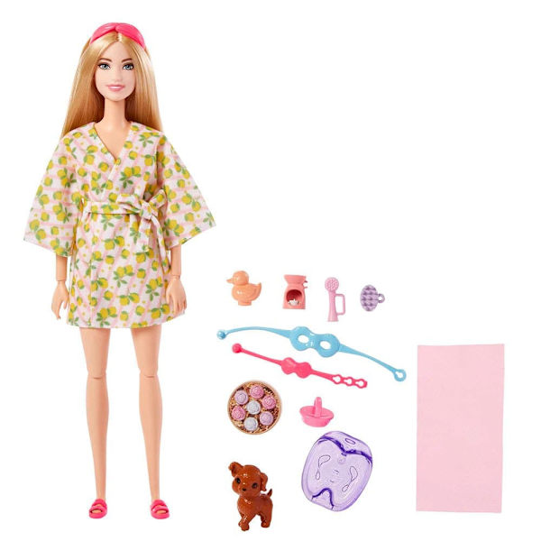 Barbie Välfärdsdocka Spa Rosa