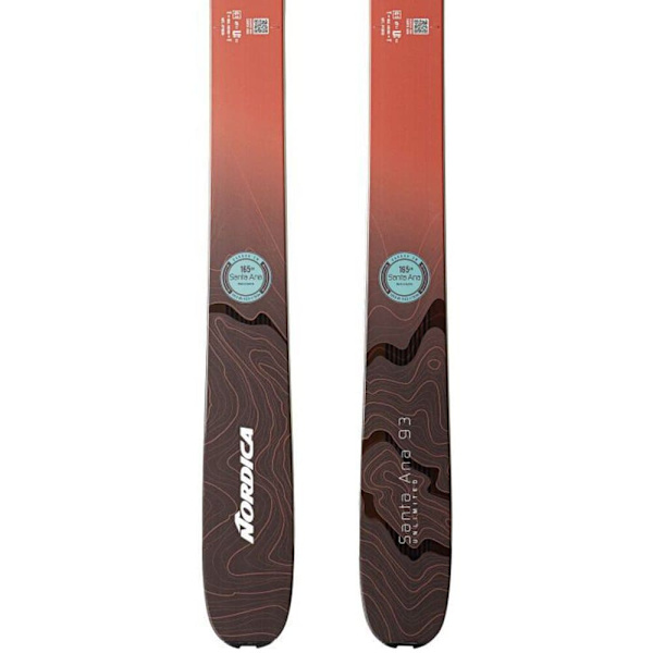 Nordica Alpina Skidor Kvinna Santa Ana 93 Unlimited Flat Flerfärgad 165