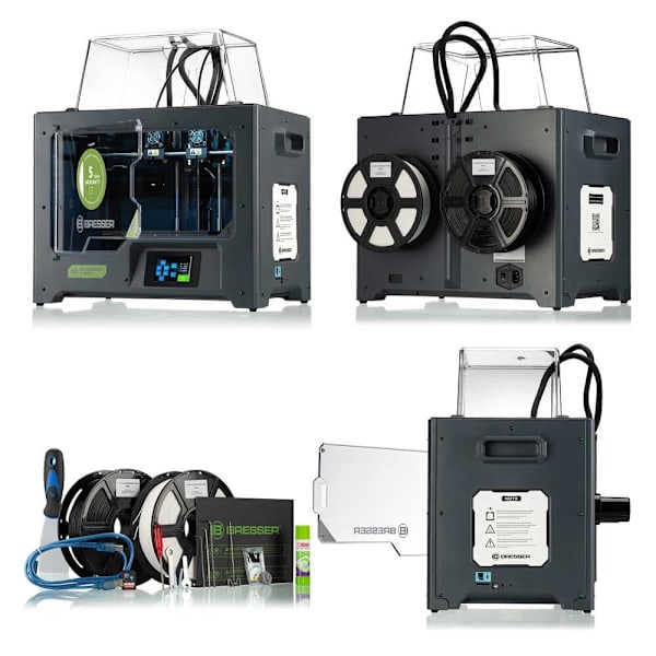 Bresser T-rex Wifi Doble 3d Printer Sort