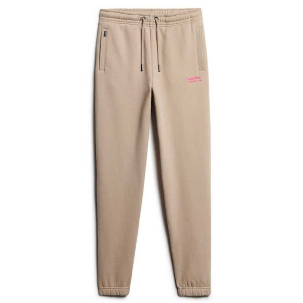 Superdry Essential Logo Cuff Mjukisbyxor Brun XS Kvinna