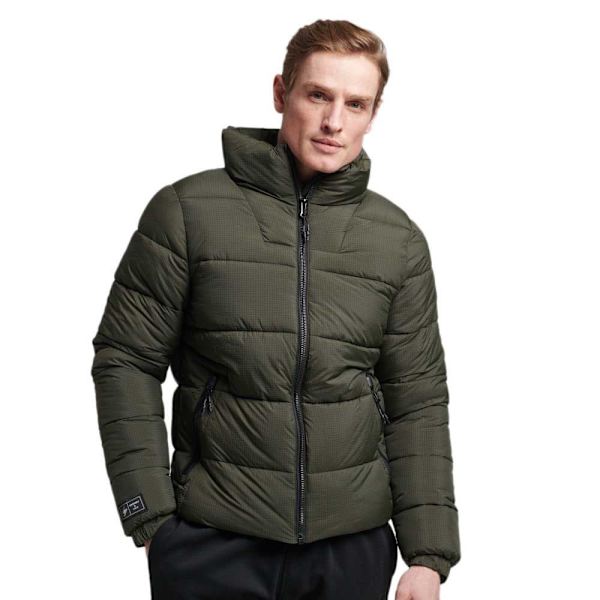 Superdry Jakke Non Hooded Sports Puffer Grøn 2XL Mand