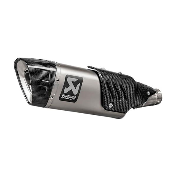 Akrapovic Line Titanium&carbon Cb 1000r 18 Ref:s-h10so20-haplt Homologeret Slip On Lyddæmper Sort,Søvfarvet Homologated