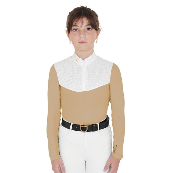 Equestro Mesh T-shirt Med Lange ærmer  10 Years