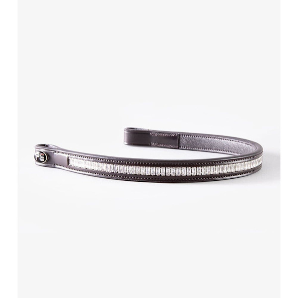 Premier Equine Trovare Straight Crystal Pannband  Full