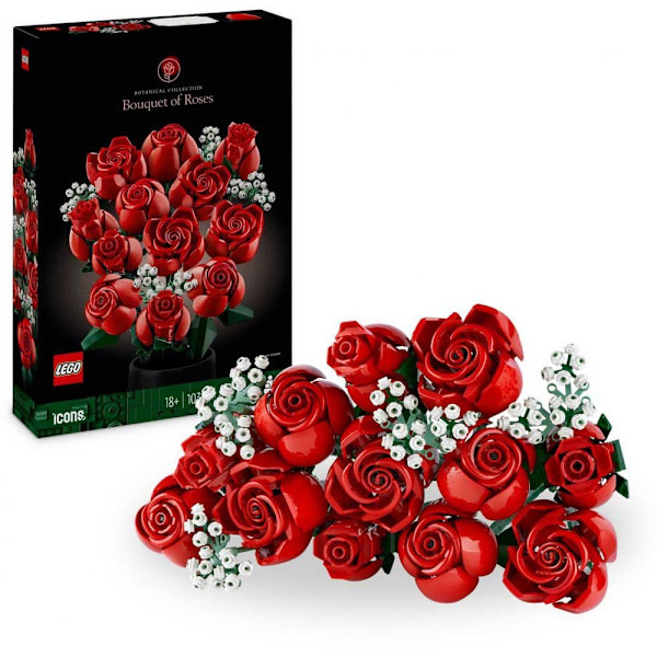 Lego Rakennuspeli Icons Botanicals Punainen