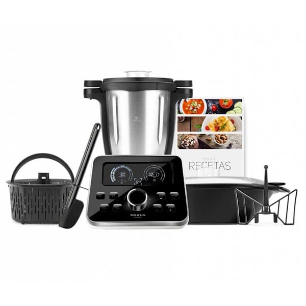 Taurus Foodie 925013 Køkkenrobot Sort One Size / EU Plug Sort, Rustfrit stål