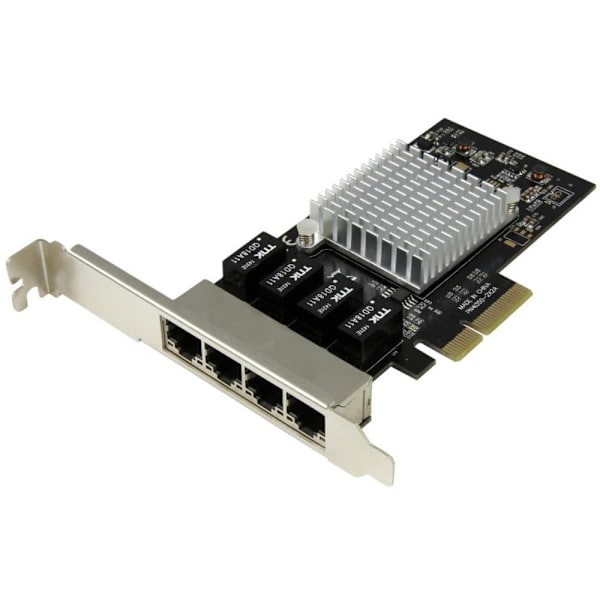 Startech 4-port Gigabit Ethernet Network Card Søvfarvet