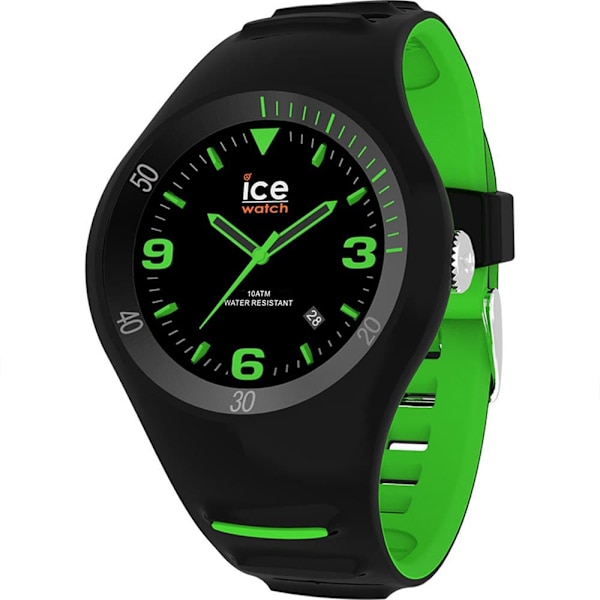 Ice Watch Armbåndsur P. Leclercq Black Green Medium 3h Sort