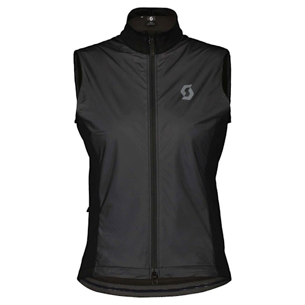 Scott Gilet Gravel Warm Merino Svart S Kvinna