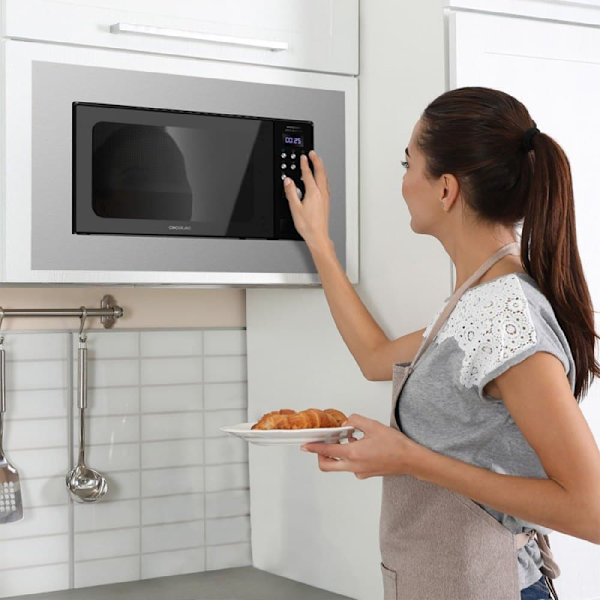 Cecotec Grandheat 2000 Built-in Steel Mikrobølgeovn Sort One Size / EU Plug
