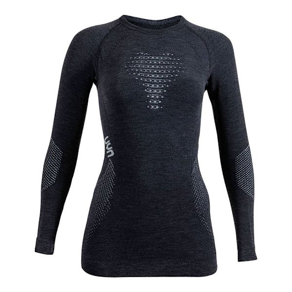 Uyn Fusyon Cashmere Langærmet Baselayer Sort L-XL Kvinde