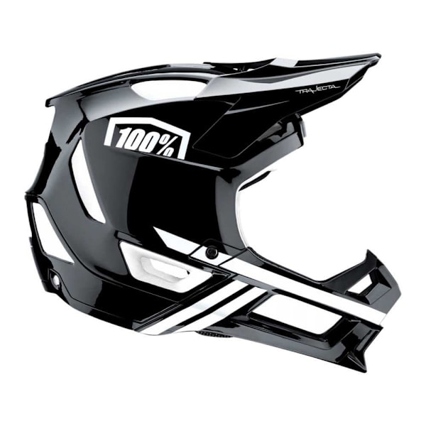 100percent Trajecta Fidlock Sp21 Downhillhjelm Sort XL