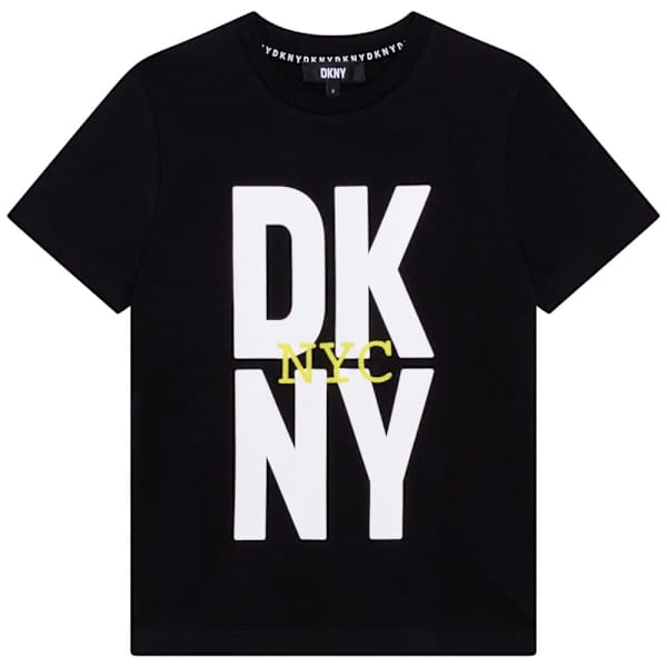 Dkny Lyhythihainen T-paita D25e09 Musta 10 Years