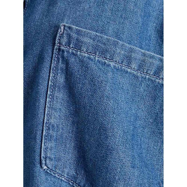Jack & Jones Pitkähihainen Paita Kendra Relaxed Denim Sininen XS Nainen