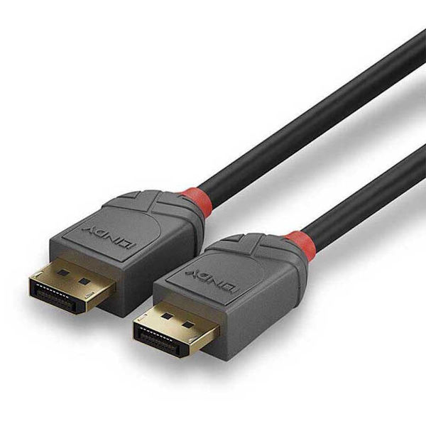 Lindy Displayport-kabel 902006400 15 M Sort