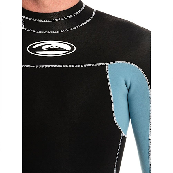 Quiksilver Langærmet Neoprendragt Med Lynlås Bagpå Capsule Saturn 3/2 Mm Sort LS