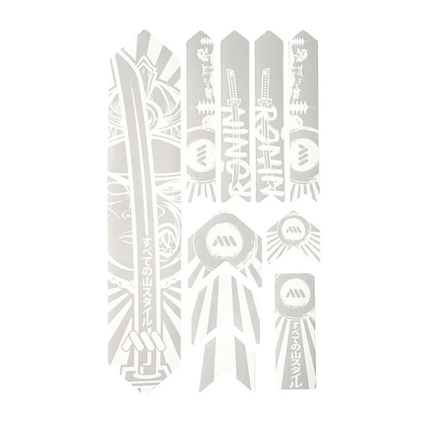 All Mountain Style Frame Guard Extra Stickers Honeycomb Hvid