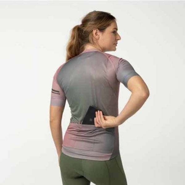 Agu Gradient Essential Kortærmet Trøje Rosa 2XL Kvinde