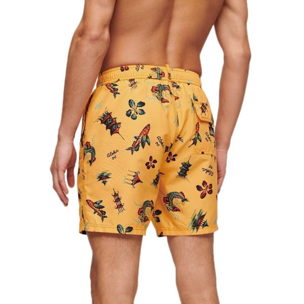 Superdry Hawaiian Print 17´´ Badbyxor Gul M Man
