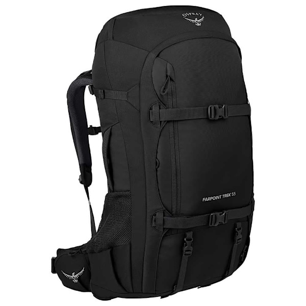 Osprey Rygsæk Farpoint Trek 55l Sort