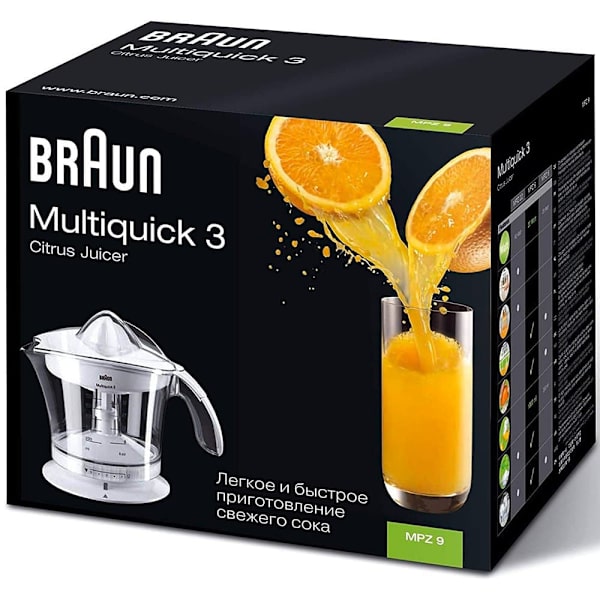 Braun Mpz 9 Multiquick 3 Transparent One Size / EU Plug