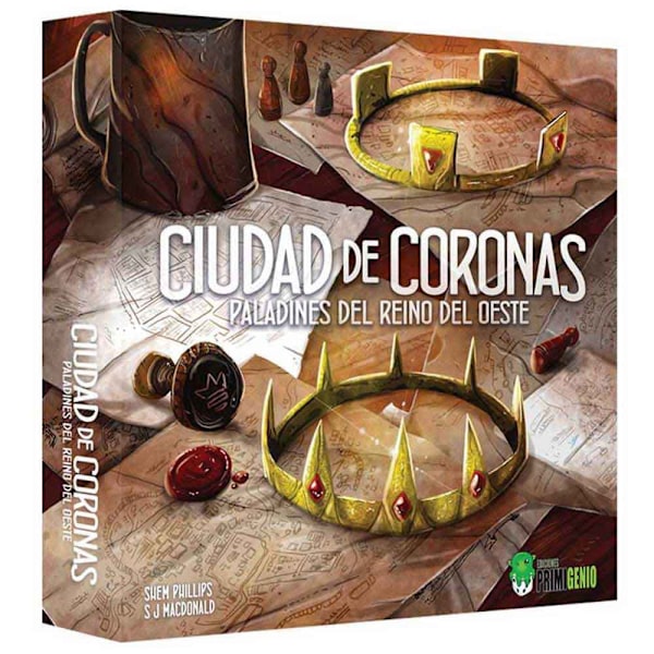 Asmodee Brädspel Paladines Del Reino Del Oeste Ciudad De Coronas Flerfärgad