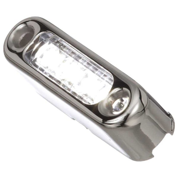 Attwood Kevyt Pystysuora Kiinnitys Led Micro Hopeinen