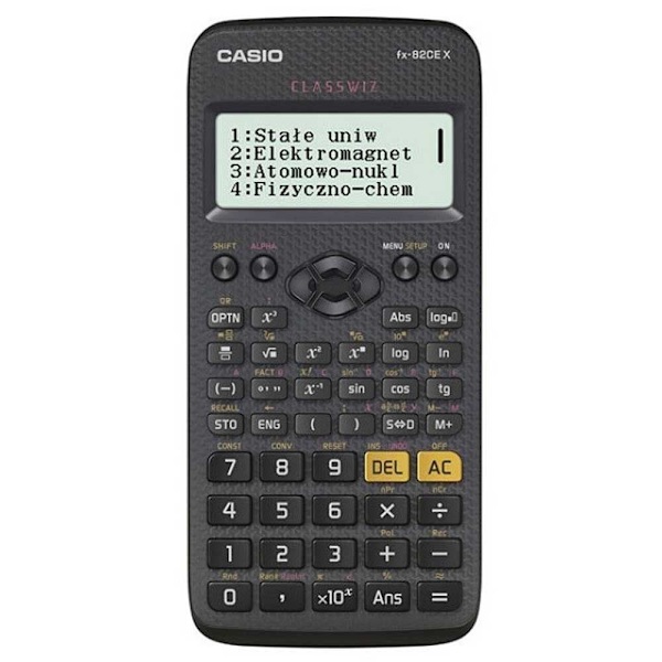 Casio Videnskabelig Regnemaskine Fx 82cex Søvfarvet Sort