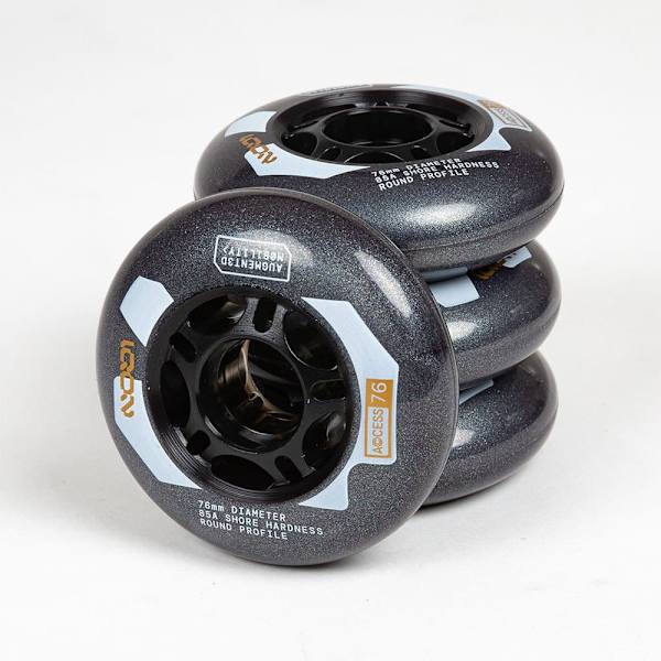 Iqon Skridskor Hjul Access 76 85a 4 Enheter Guld 76 mm