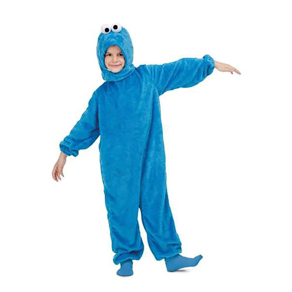 Viving Costumes Grundlæggende Cookie Monster Brugerdefinerede Junior Blå 5-6 Years