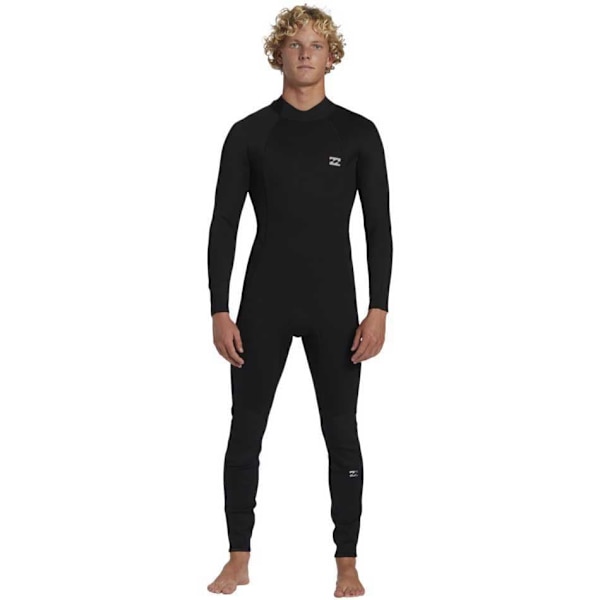 Billabong Langærmet Neoprendragt Med Lynlås Bagpå Foil 3/2 Mm Sort S