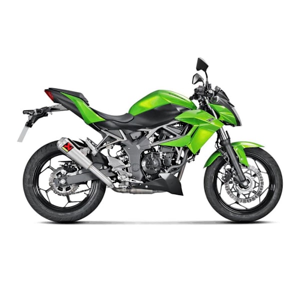 Akrapovic Line Titanium Z 250sl/ninja 250sl Ref:s-k2so8-cubt Ikke-homologeret Slip-on Lyddæmper Søvfarvet Not Homologated