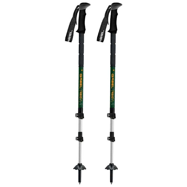 Gabel Montblanc Tour Alu Telescopic Pæle Grøn 66-144 cm