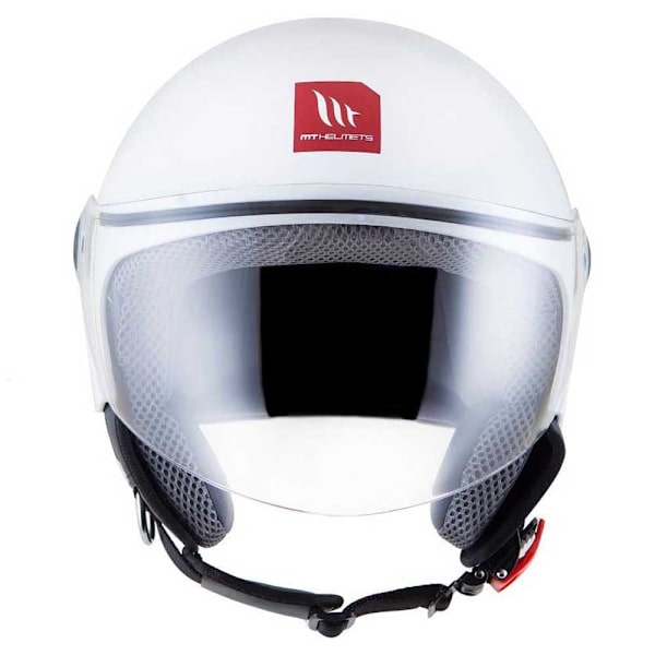 Mt Helmets Åben Ansigtshjelm Street S Solid Hvid L