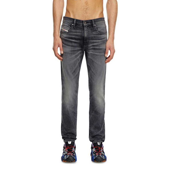 Diesel A03562-09j52 2019 D Strukt Jeans Grå 30 / 30 Man