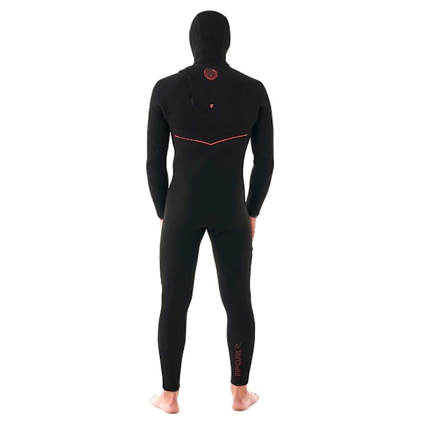 Rip Curl Fbomb Fusion 4 Mm Langærmet Neopren-dragt Med Hætte Og Lynlås Foran  XL
